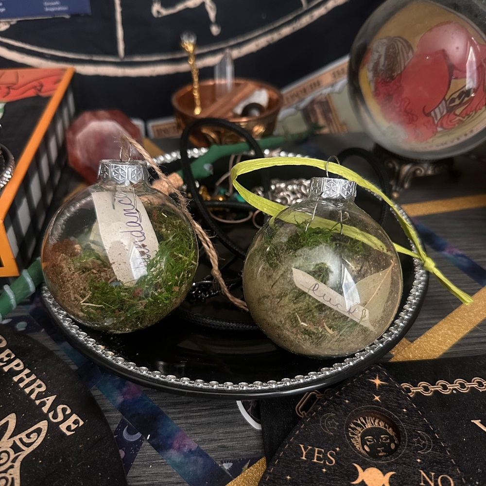 Yule Witch Ball Ornament personalized